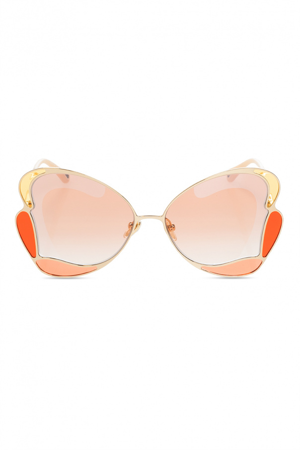 Chloé Versace Eyewear tinted square-frame sunglasses